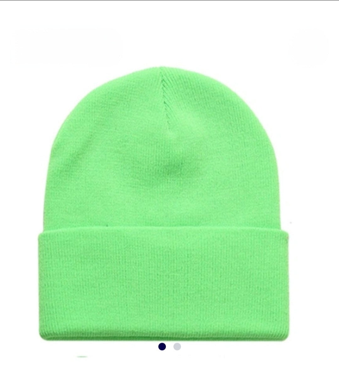 Bright Green Beenie