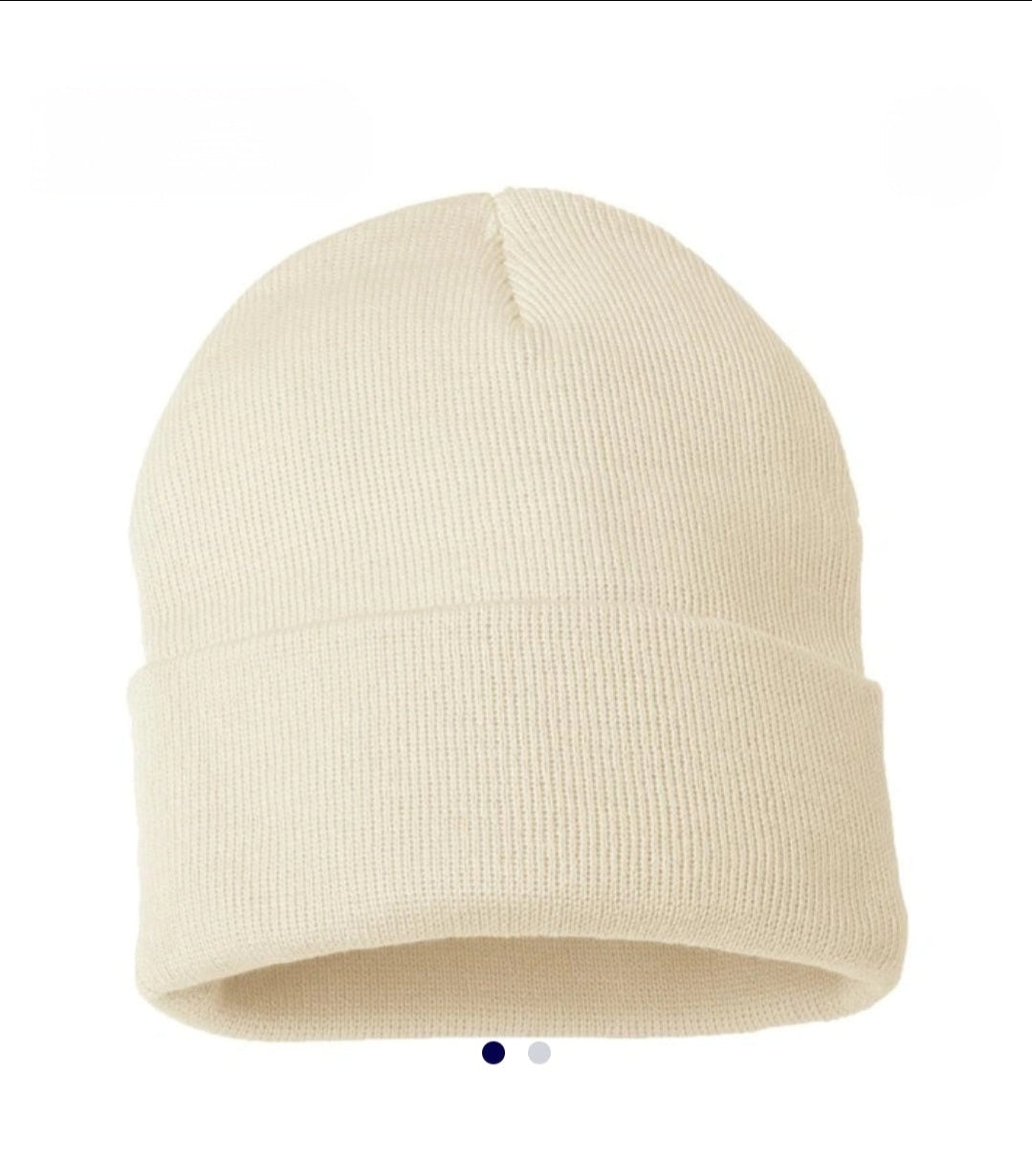 Cream Beenie
