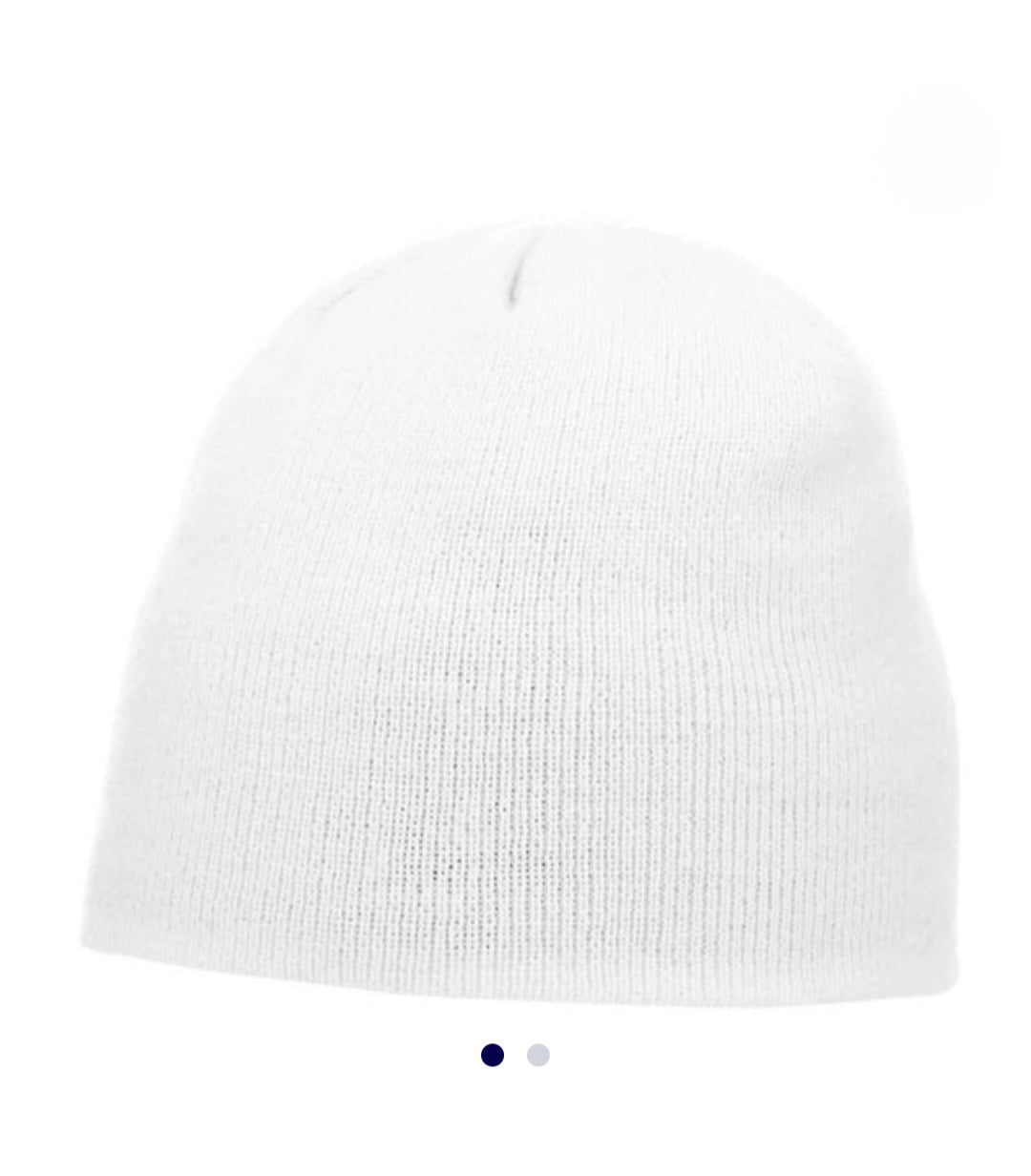 White Winter Hat